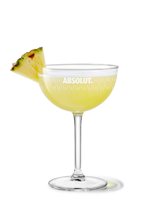 Pineapple Martini Receita Absolut Drinks