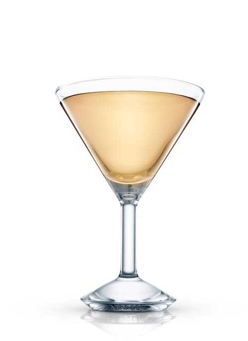 churchill cocktail against white background