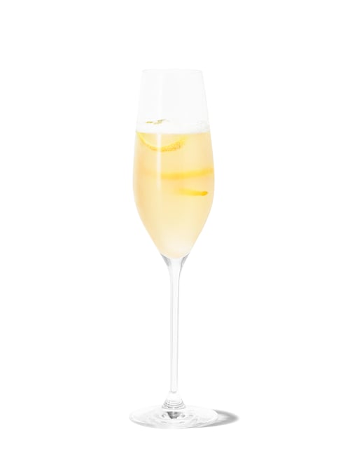 french 75 against white background