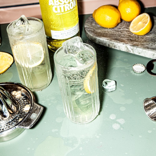 absolut citron sling in environment