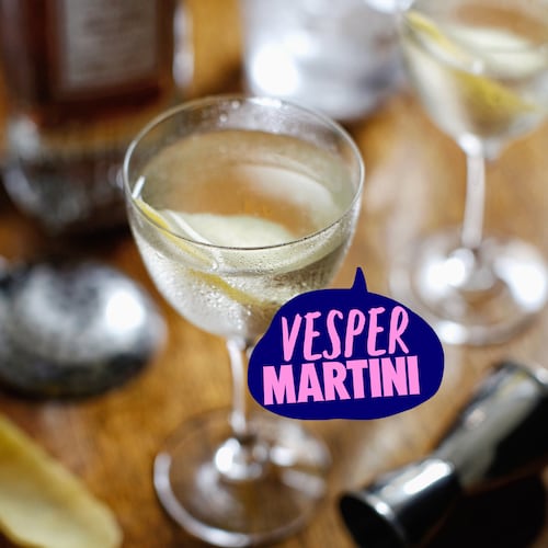 vesper martini in environment