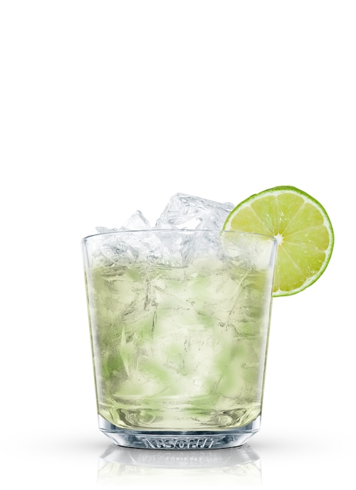 absolut citron mojito against white background