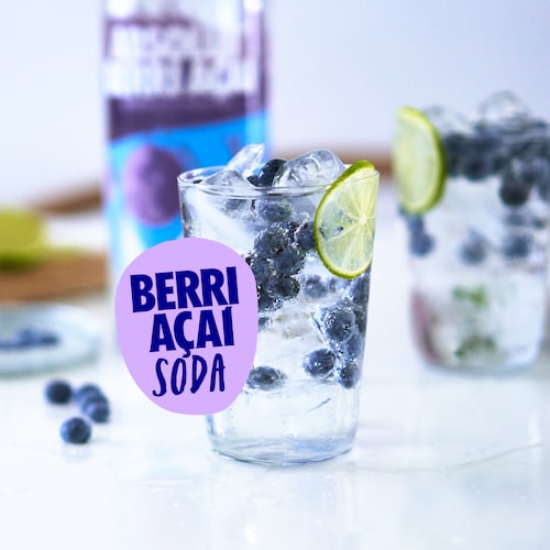 berri acai vodka soda in environment