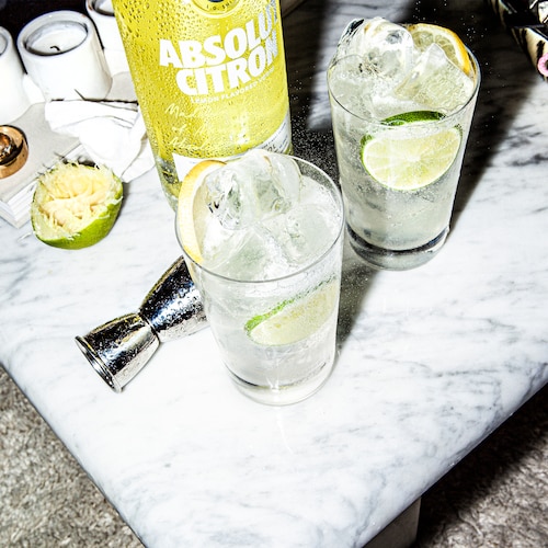 lemon vodka soda in environment