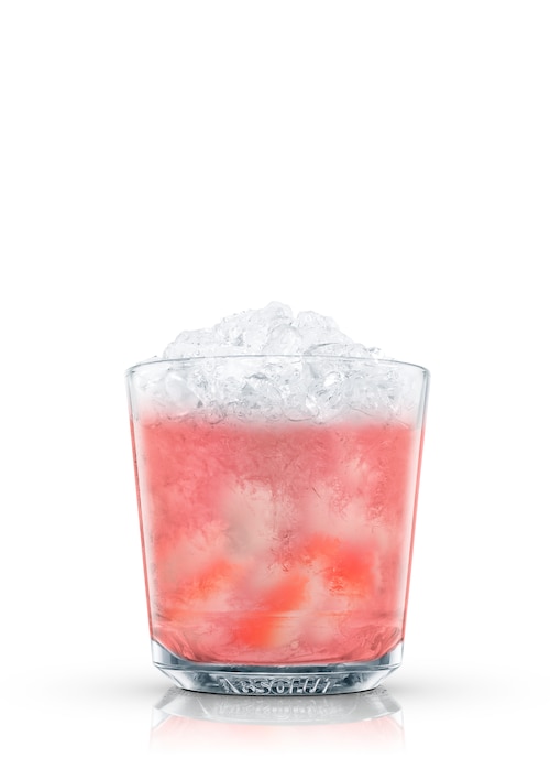 absolut strawberry against white background