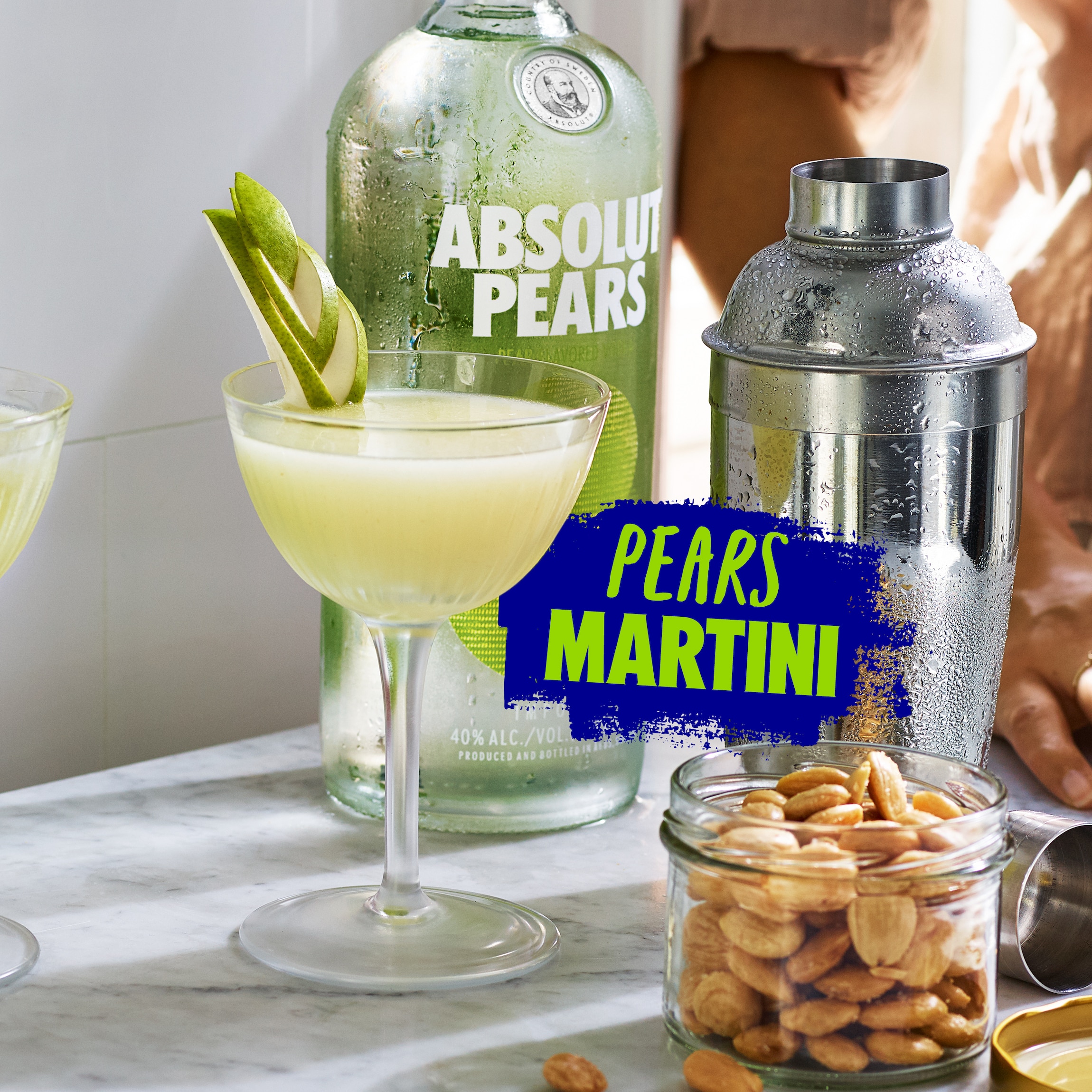 Absolut Pears Martini Receta Absolut Drinks 3529