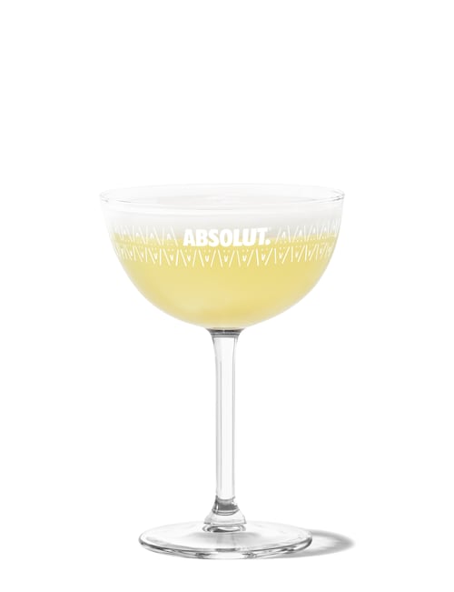 hunk martini against white background