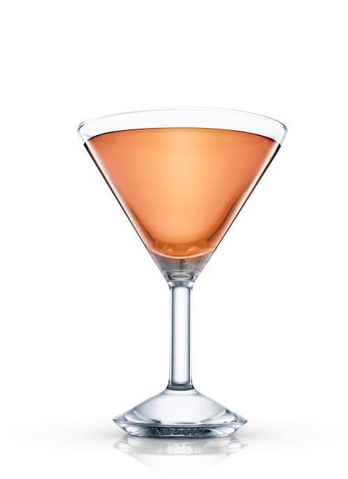 modern cocktail against white background