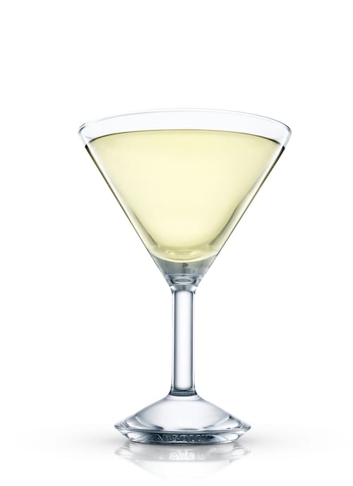 wasabi martini against white background