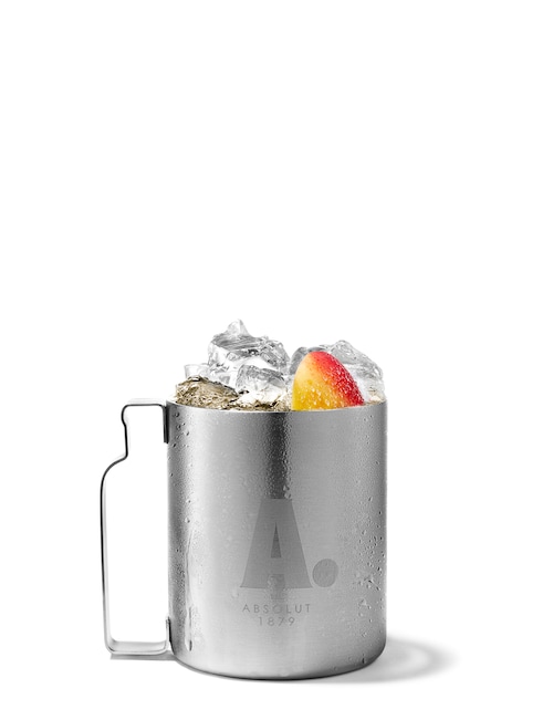 fuzzy mule against white background