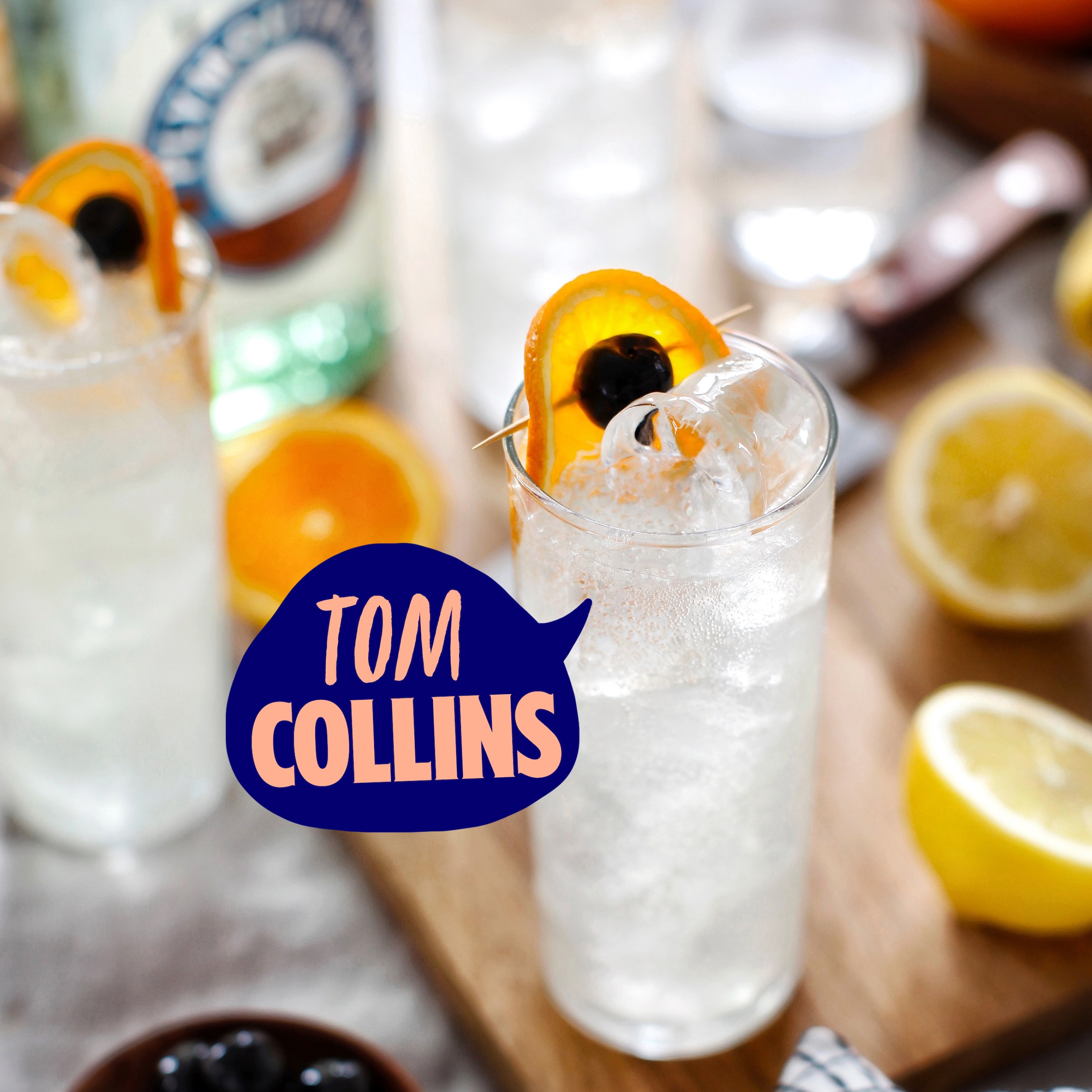 Tom Collins Receta | Absolut Drinks