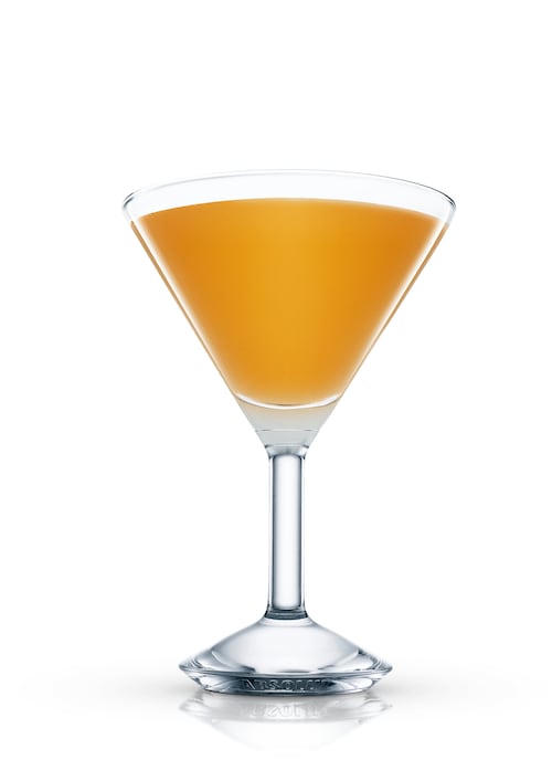 satsuma martini against white background