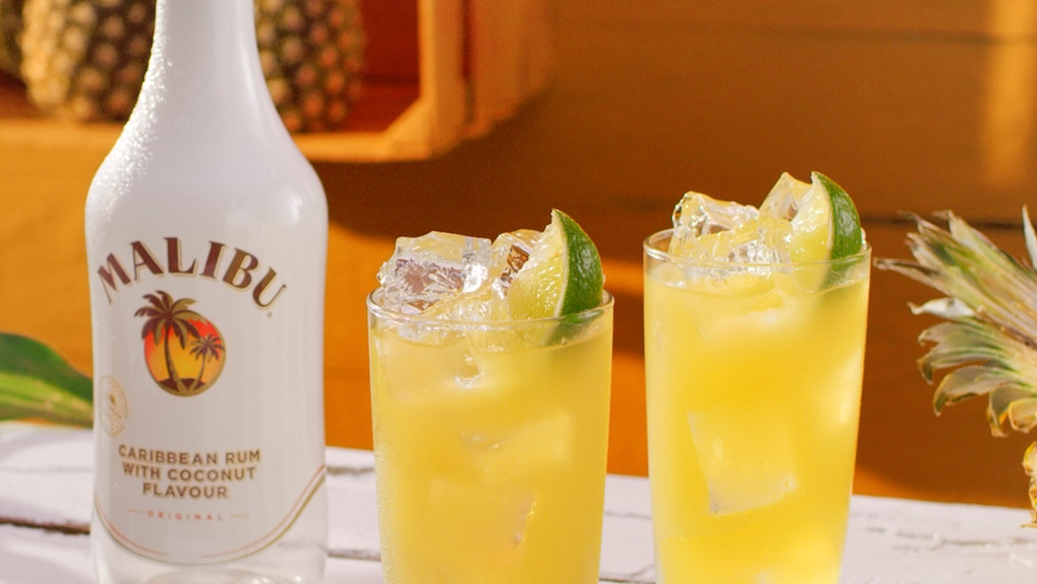 Malibu And Pineapple Recipe Absolut Drinks