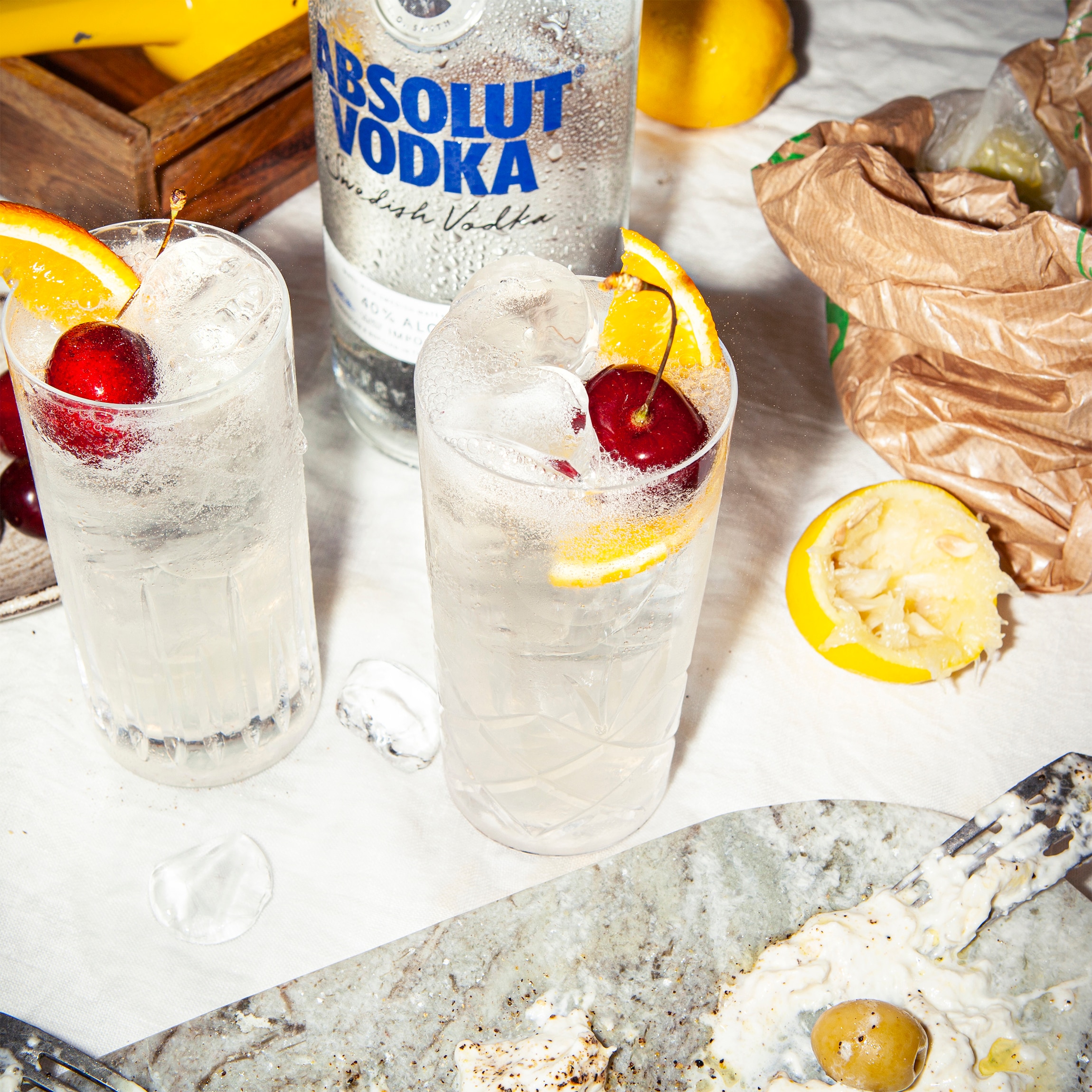 Vodka Collins Receta | Absolut Drinks