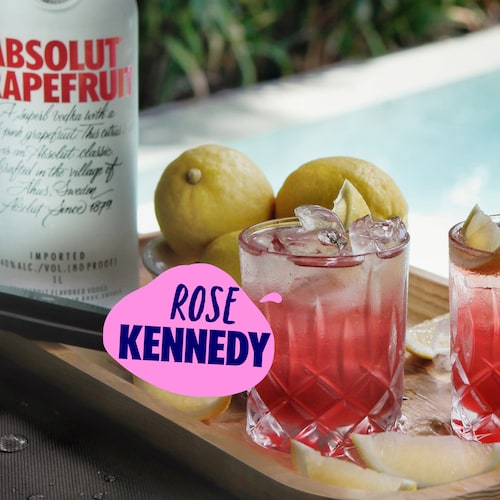 rose kennedy cocktail in environment