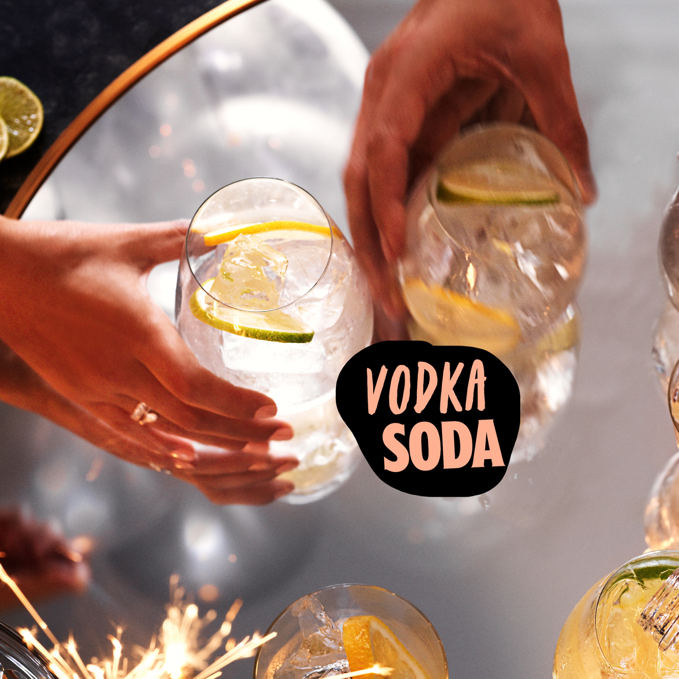 Vodka Soda Recipe Absolut Drinks