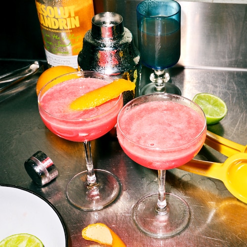 blood orange cosmo in environment