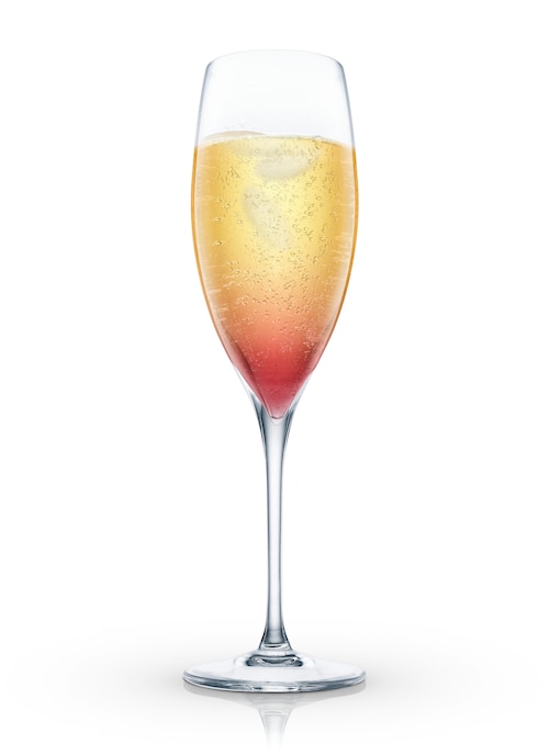 champagne noyaux against white background