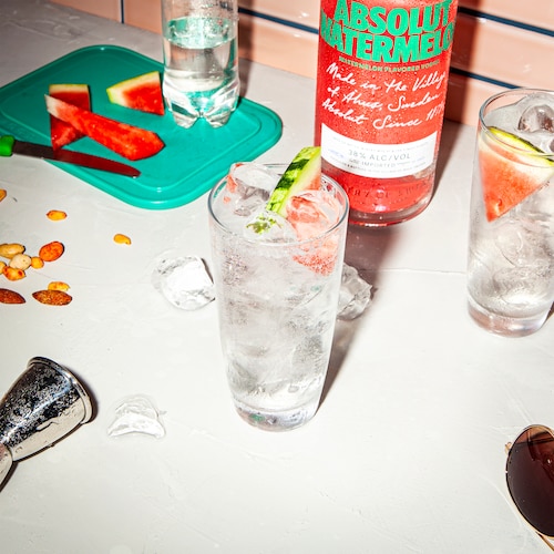absolut watermelon fizzy in environment