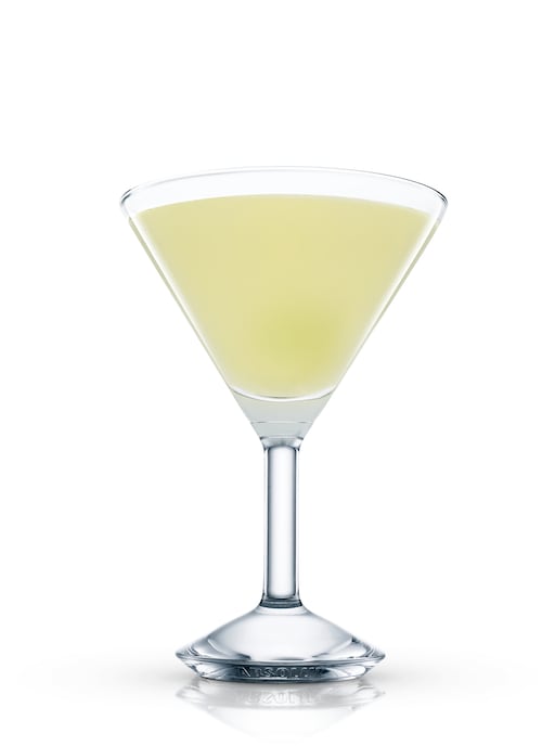 mediterranean martini against white background
