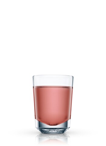 absolut pink vanilia against white background