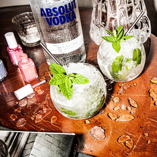 absolut mint julep in environment