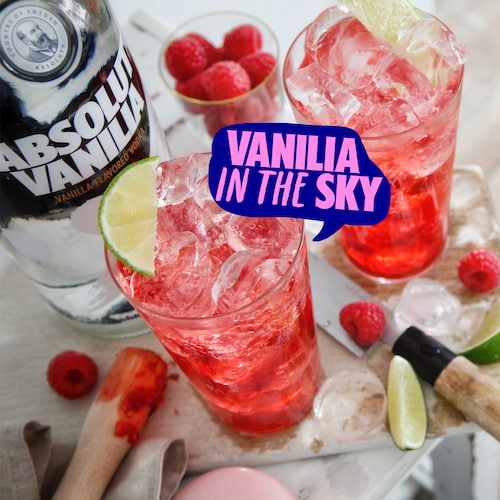 absolut vanilia in the sky in environment