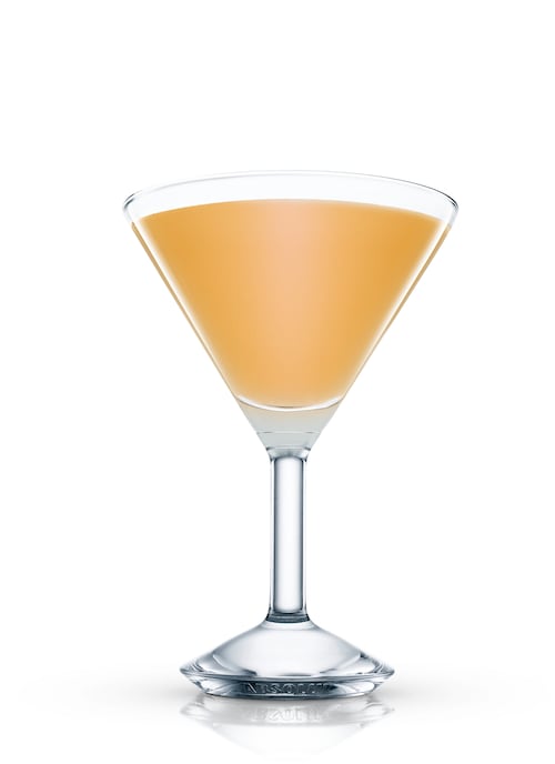hawaiian cocktail against white background