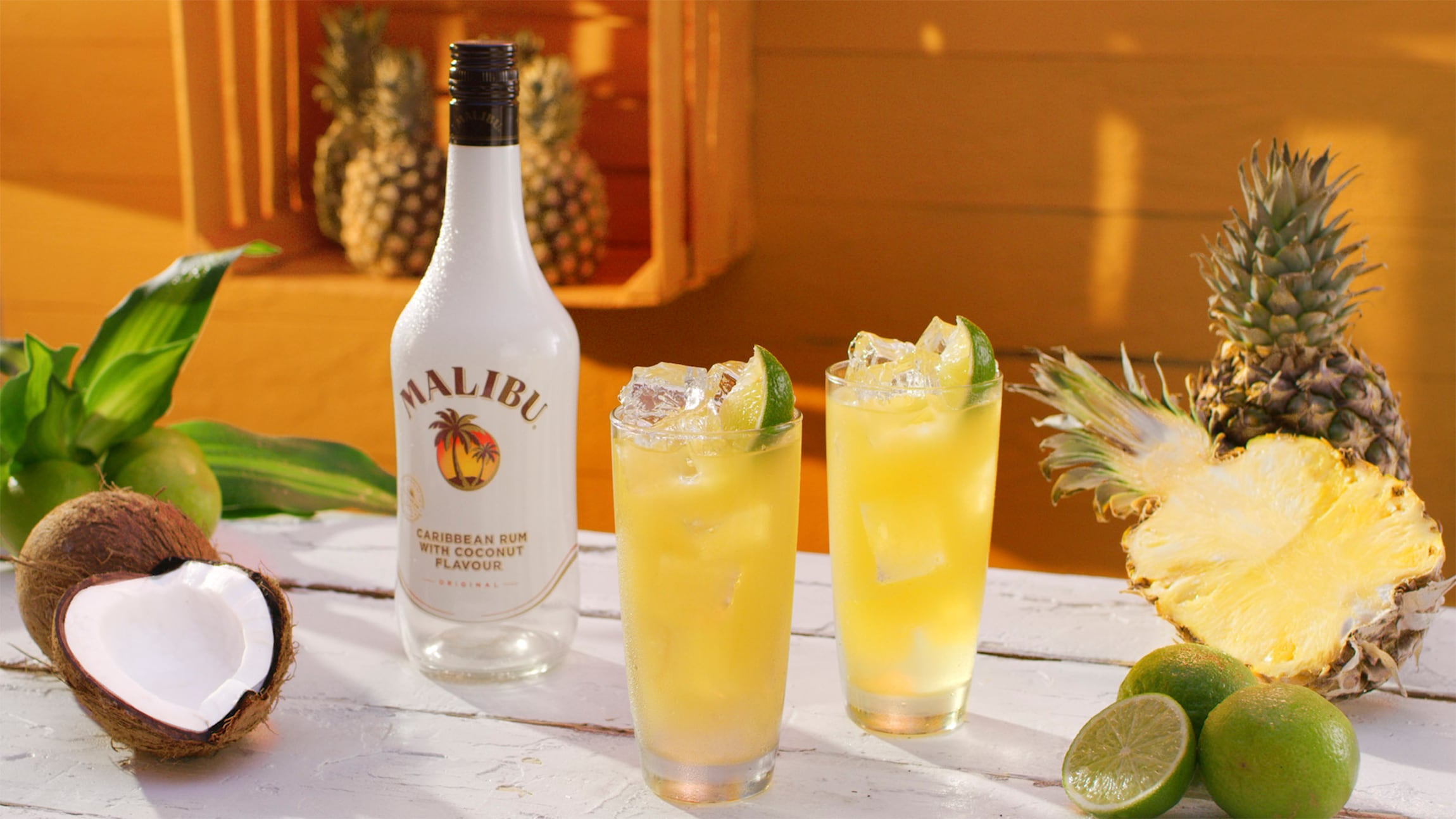 Malibu Rum Drink Recipes With Pineapple Juice