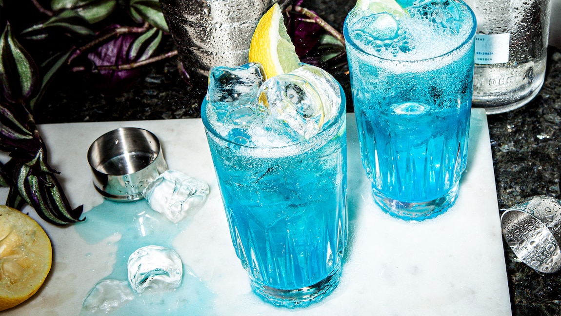 Cocktail Blue Curacao mát lạnh 